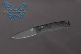 Складной нож Benchmade CU535-BK-M4-CF Bugout® — Рукоять с накладками из черного карбона, клинок Cerakote.