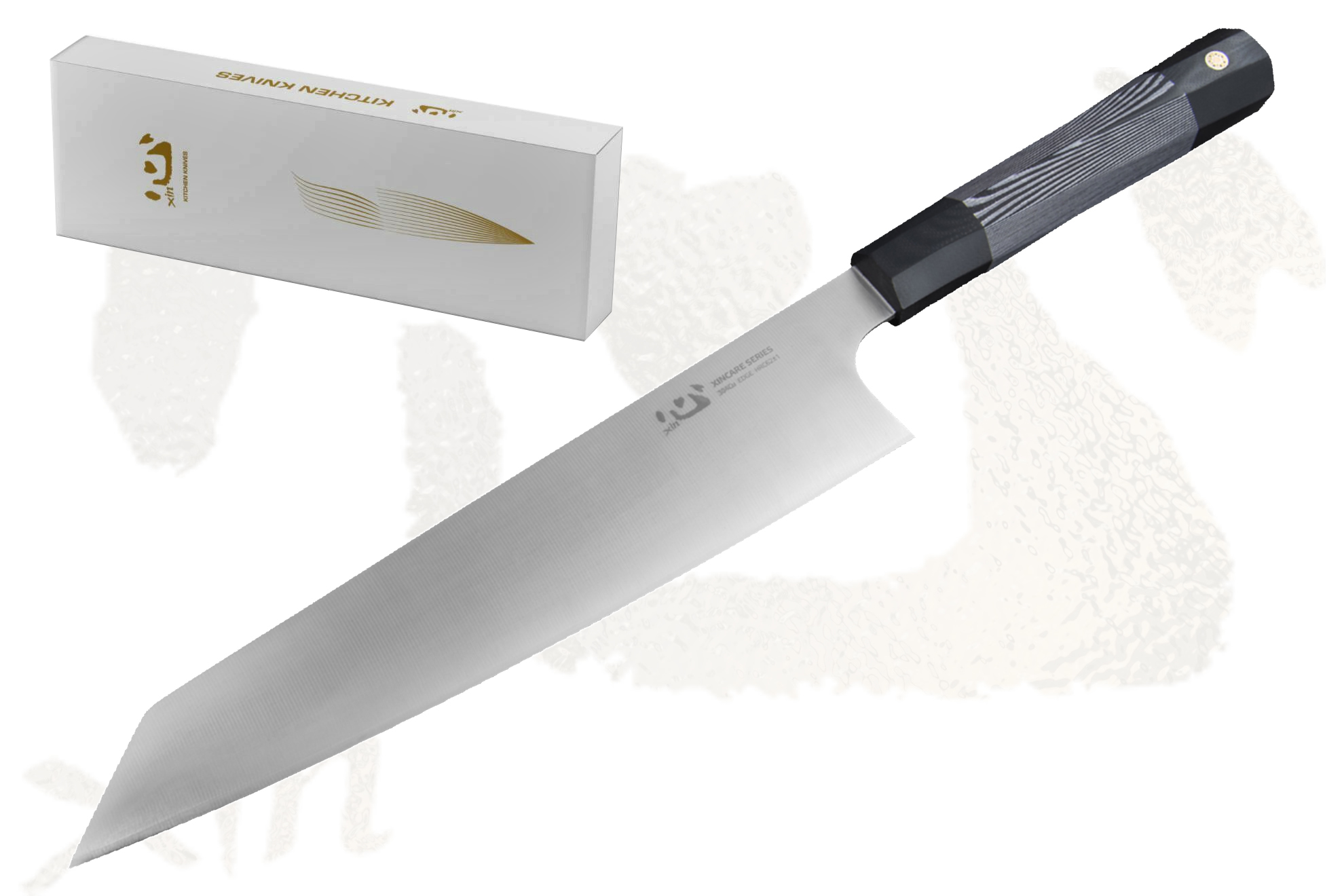 Кухонный шеф-нож Xin Cutlery XC101 — Поварской нож «Кирицуке», из стали 304Cu