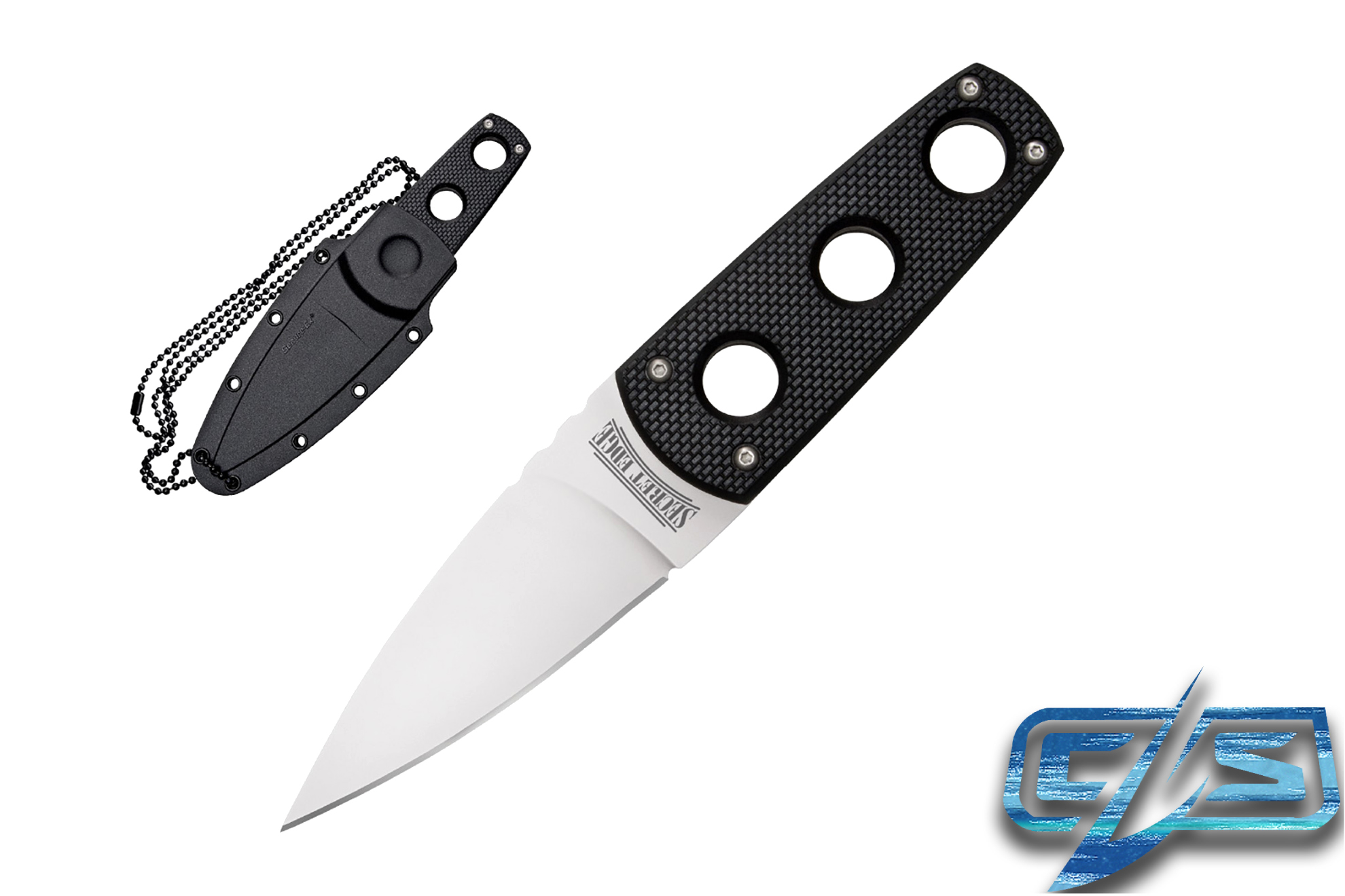 Плоский фиксед Cold Steel 11SDT Secret Edge — EDC ориентированный на шейное ношение