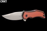 Флиппер CRKT 2372 «Fawkes» — складной нож с клинком из стали Krupp 1.4116 (X50CrMoV15), текстурированная G10.