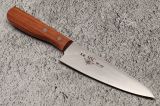 Универсальный кухонный нож из Японии MSC MS-300, Masahiro. Сталь MBS-26, рукоять Pakka wood.
