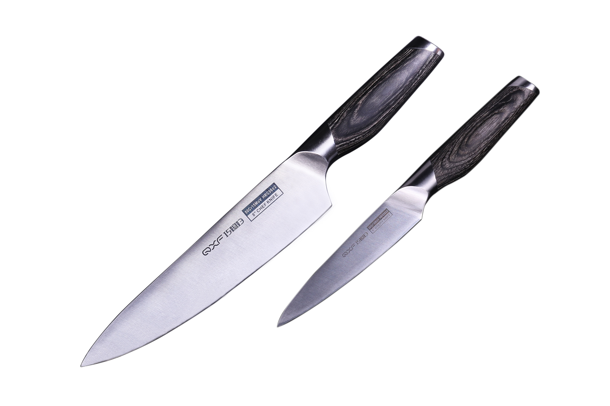 Набор кухонных ножей QXF R-51-2, (из нерж.стали 50CR15MOV)