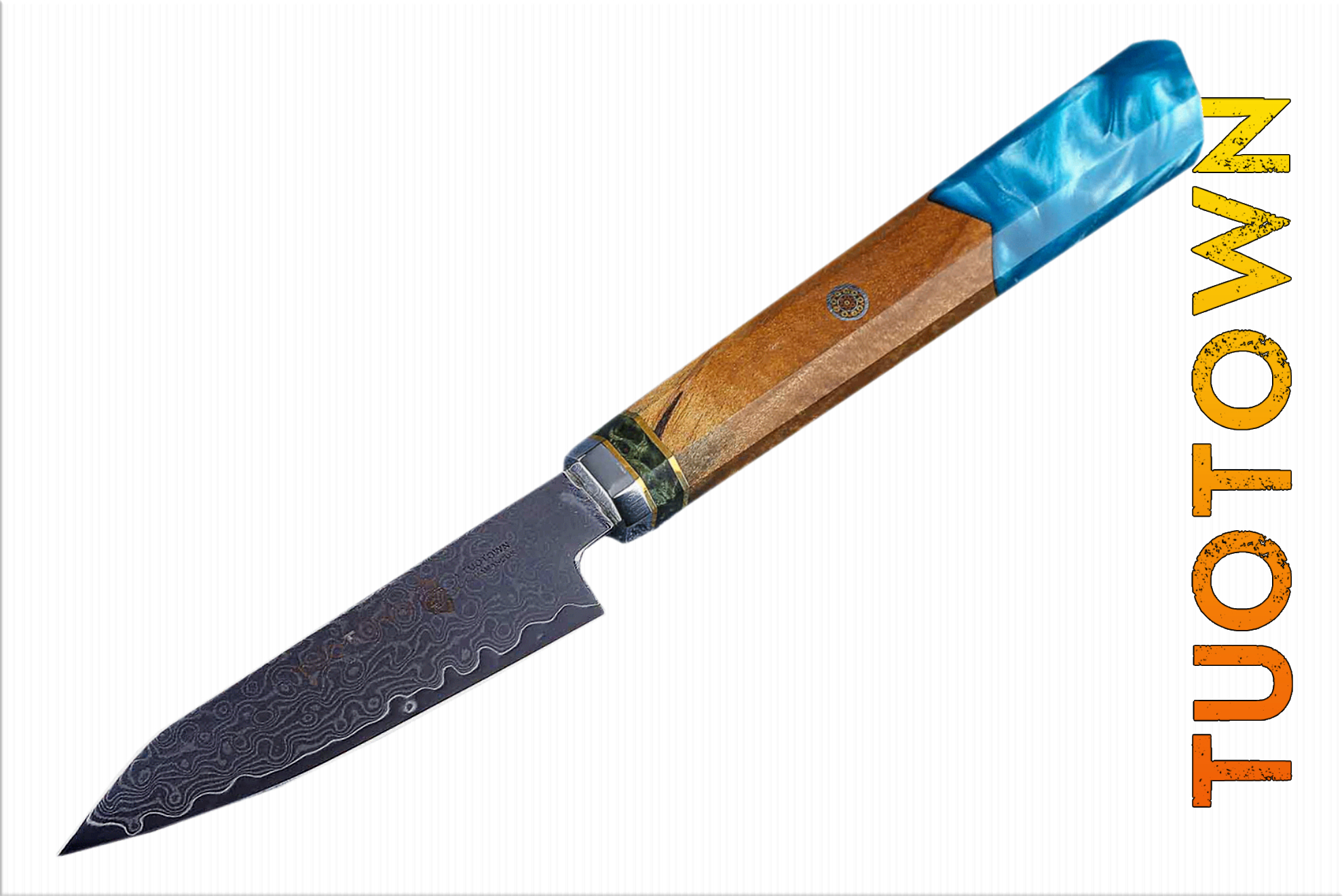 TuoTown TWBX-D1 — Кухонный нож «Петти» (8 см.), с восьмигранной рукоятью