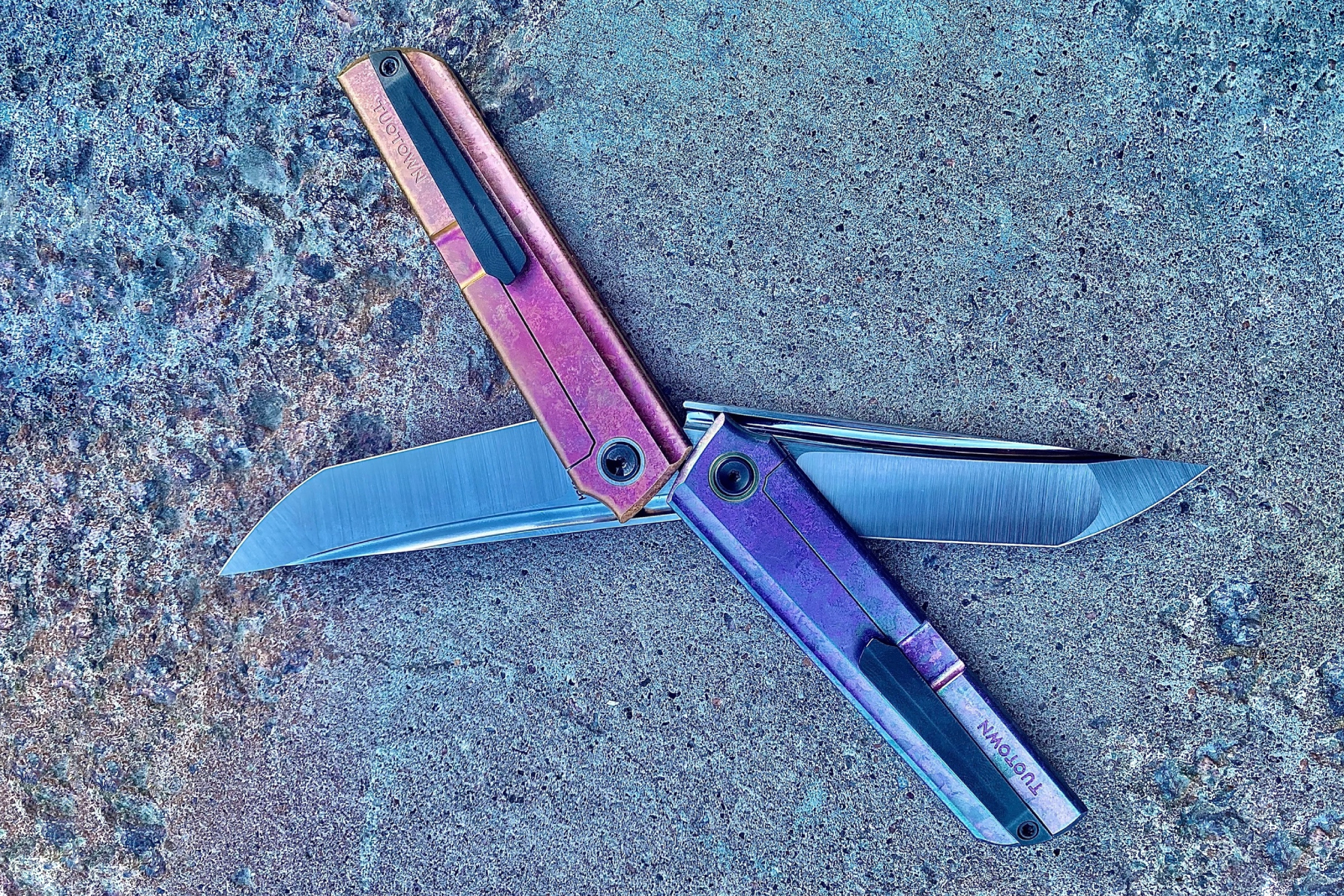 TuoTown Common — Cкладной нож RuMa-TT (рукоять: Titanium, все стали, все цвета)