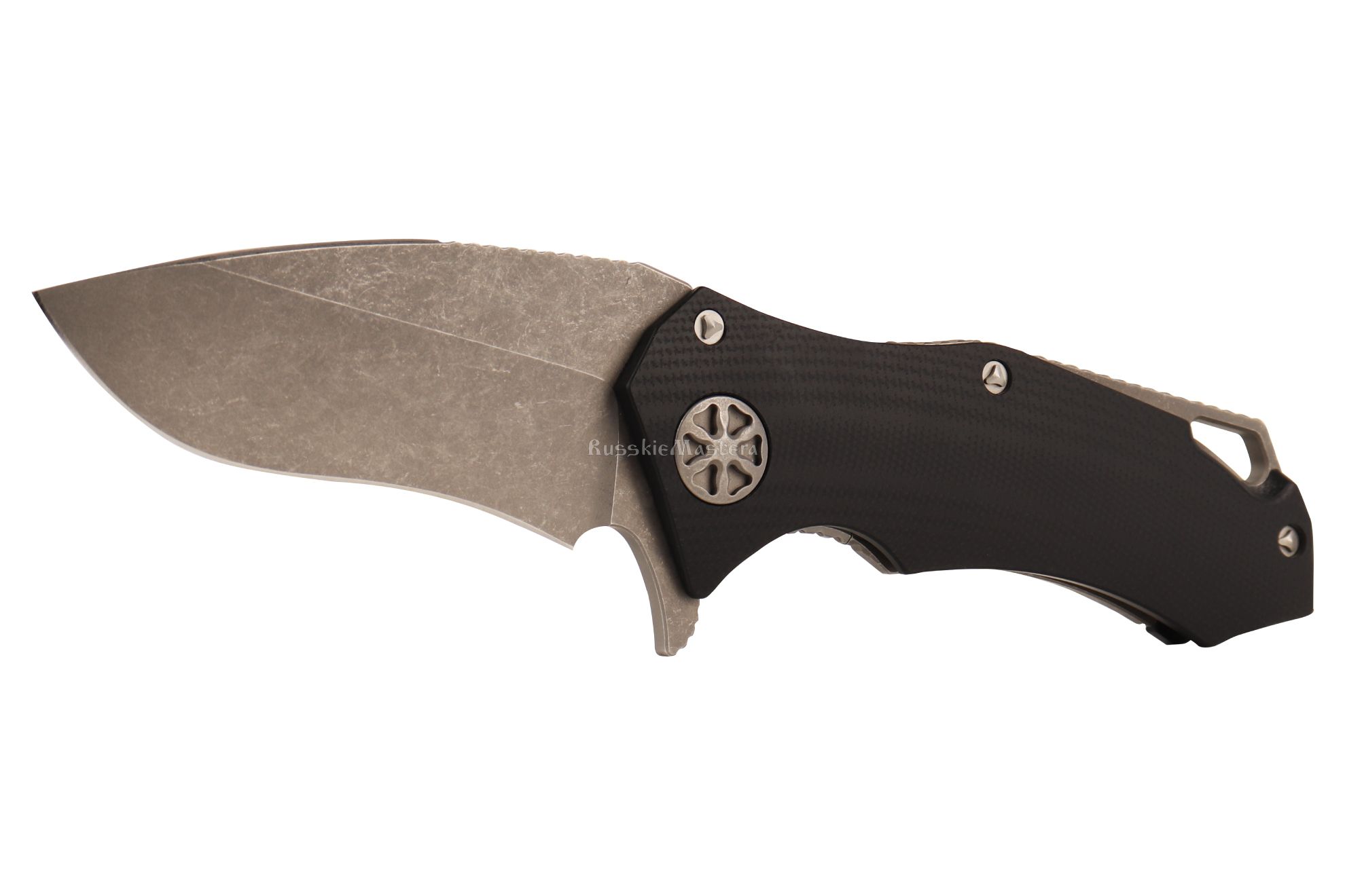 Складной нож - флиппер "Starlord", Marfione Custom Knives, клинок Apocalyptic - Elmax.